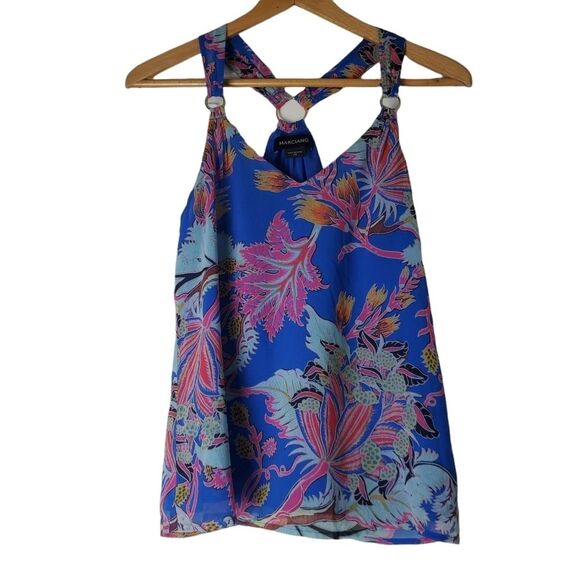 Marciano Floral Multicolor Tank Top Size XS - Picture 1 of 9
